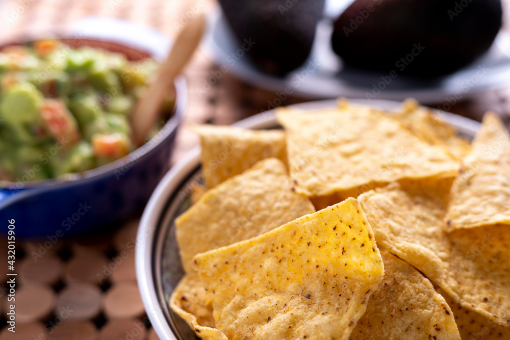 Guacamole and Chips Guacamole and Chips