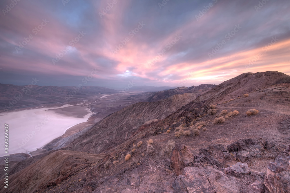 Sunrise at Dante's View in California's Death Valley National Park Sunrise at Dante's View in California's Death Valley National Park