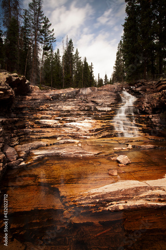 Upper Provo River falls. photo