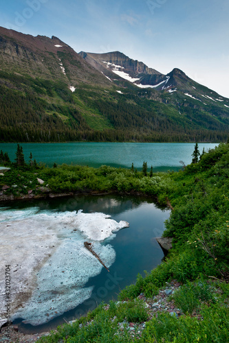 Lake Josephine, Glacier National Park, Montana photo