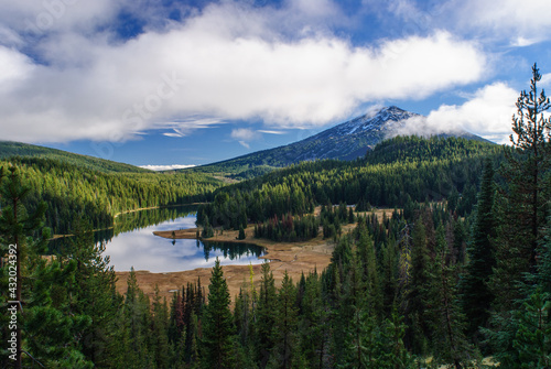 A view of Mt. Bachelor and Todd Lake