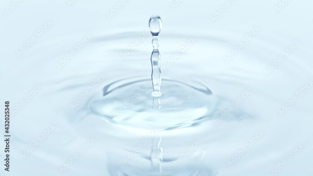 Water drop in Super Slow Motion. Water drop in Super Slow Motion.