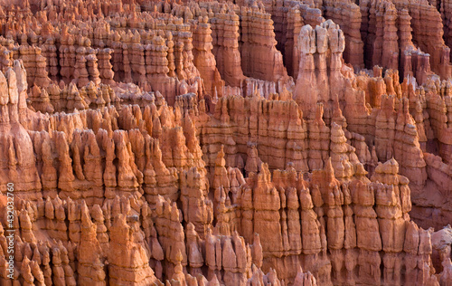 Views of the canyons and ravines from the area around Sunset Point in Bryce Canyon National Park, Utah. photo