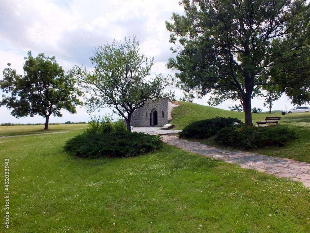 Obraz premium A roman tomb located in Hisarya, Bulgaria