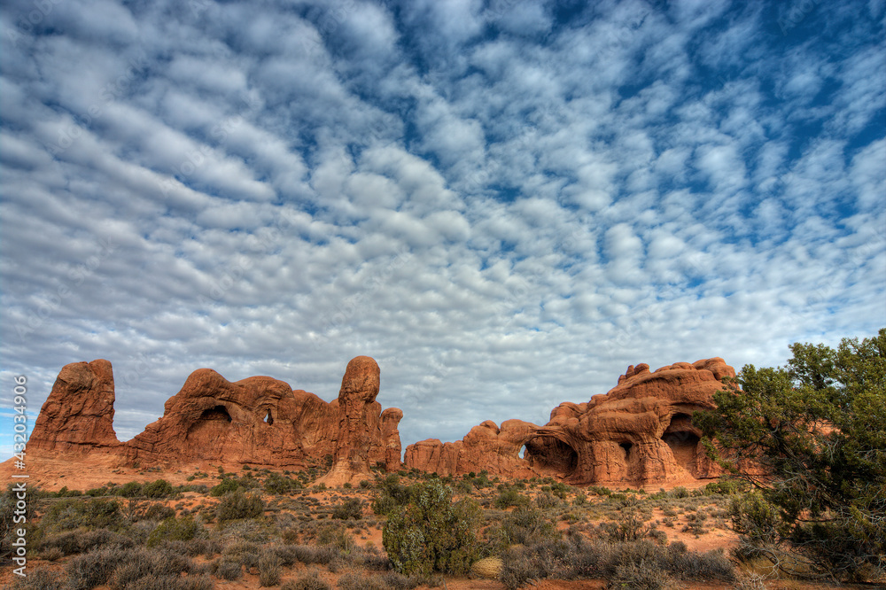 Arches National Park: Early Morning, Windows District Arches National Park: Early Morning, Windows District
