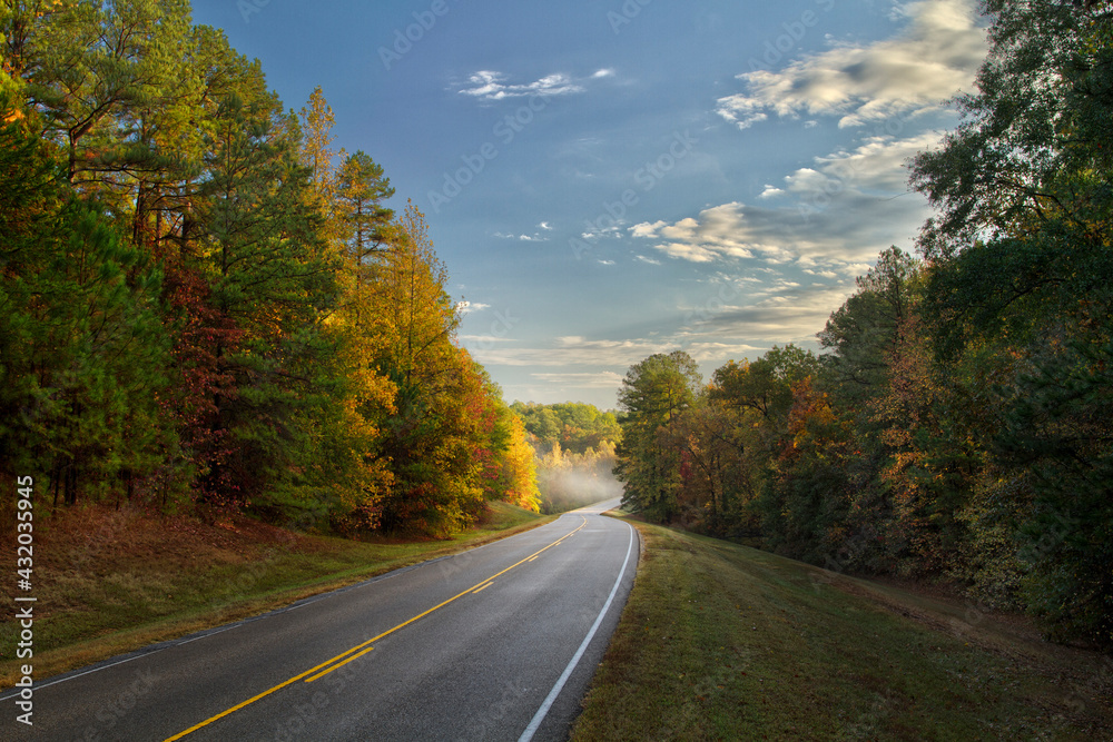 Natchez Trace Parkway, Tennessee and Mississippi, USA, Mississippi Natchez Trace Parkway, Tennessee and Mississippi, USA, Mississippi