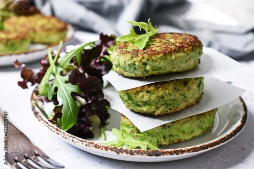 Sea bass and spinach fishcakes. Fish patties