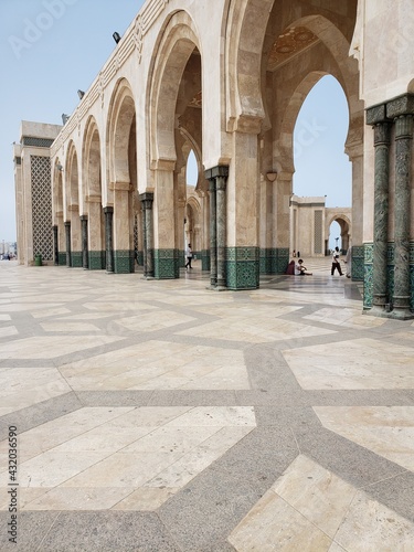 corridor at Hassan II mosque