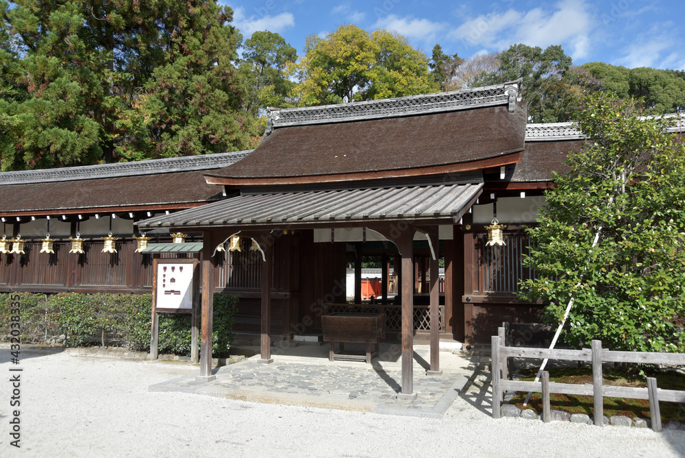 Obraz premium 下鴨神社 三井神社 京都市