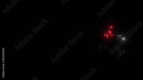 Modern Cyber Tech Illustration Element