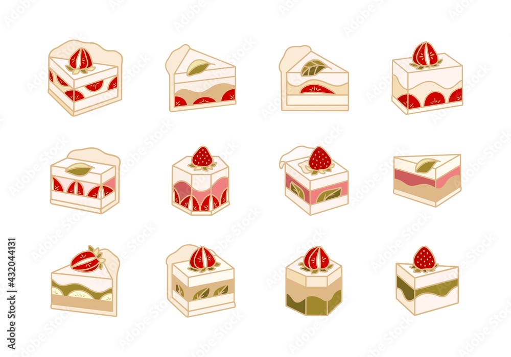 Big set of hand drawn cake illustrations for logo elements, icon, emblem, food product design, bakery shop, restaurant, kitchen, and other purposes Big set of hand drawn cake illustrations for logo elements, icon, emblem, food product design, bakery shop, restaurant, kitchen, and other purposes