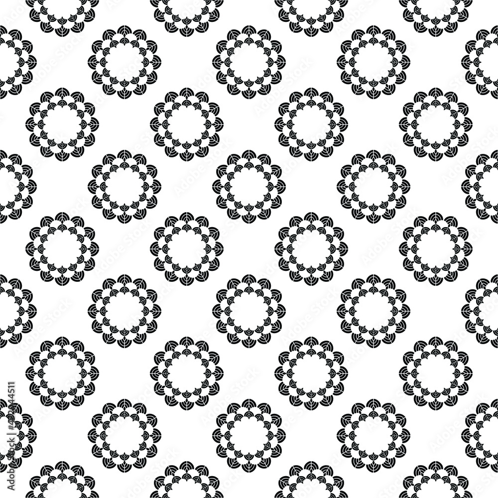 Vector seamless pattern. Modern stylish texture shape design for wallpaper and background