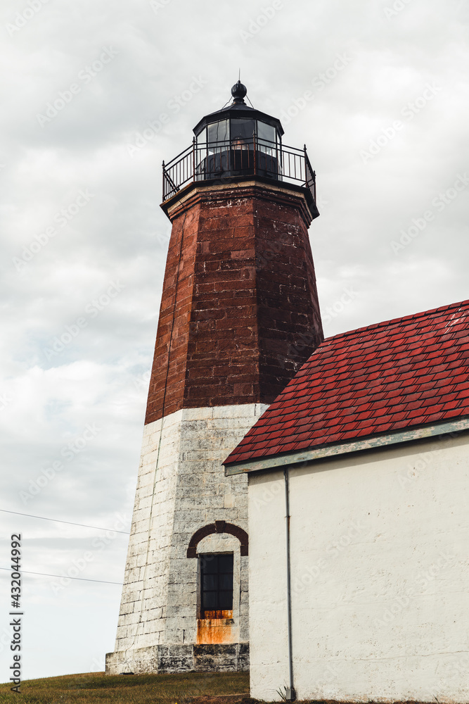 Historic Point Judith Lighthouse - Atlantic Ocean - Rhode Island