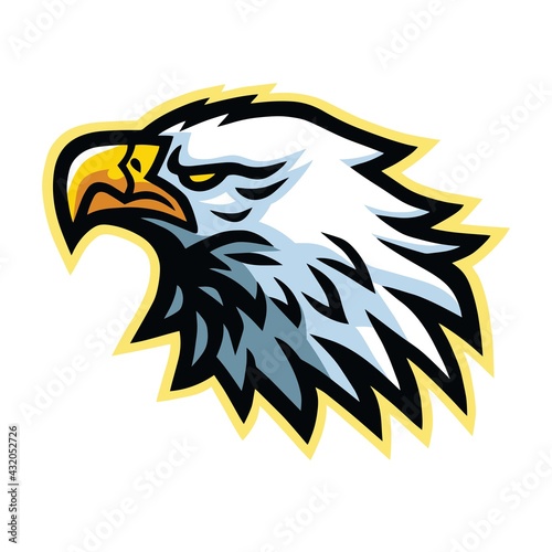 Eagle Mascot Logo Sports Esports Team Mascot Design Vector 