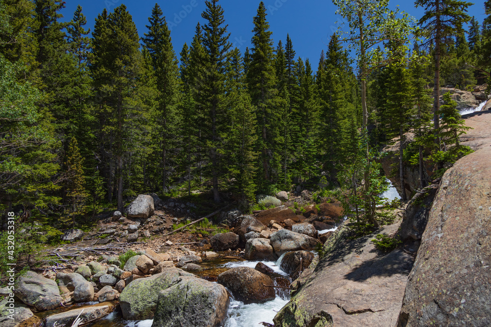 Glacier Creek, Rocky Mountain National Park, Colorado Glacier Creek, Rocky Mountain National Park, Colorado