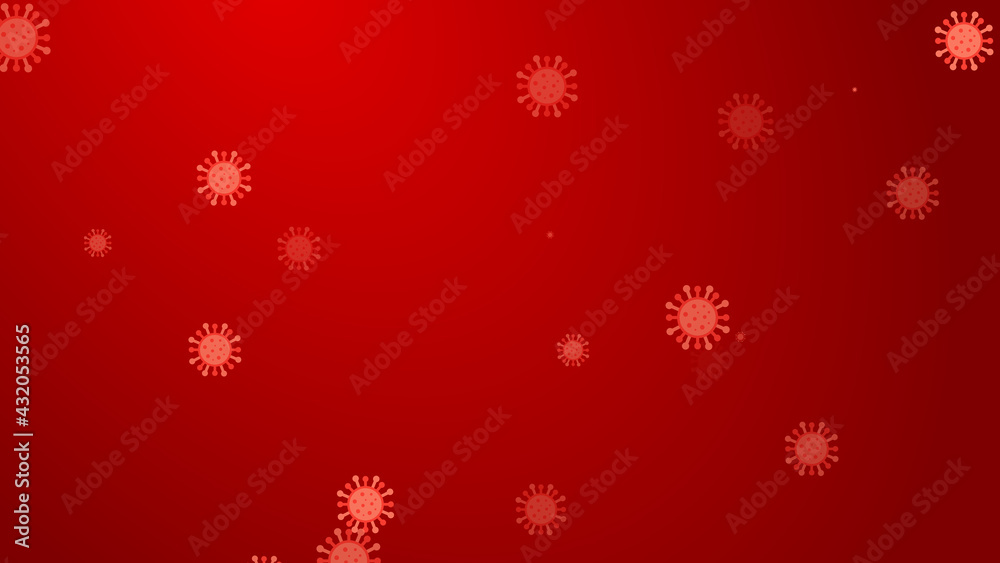 Coronavirus red pattern banner background. Abstract healthcare Illustrations concept COVID-19. Coronavirus red pattern banner background. Abstract healthcare Illustrations concept COVID-19.