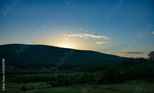 sunset in the mountains © Nikolay