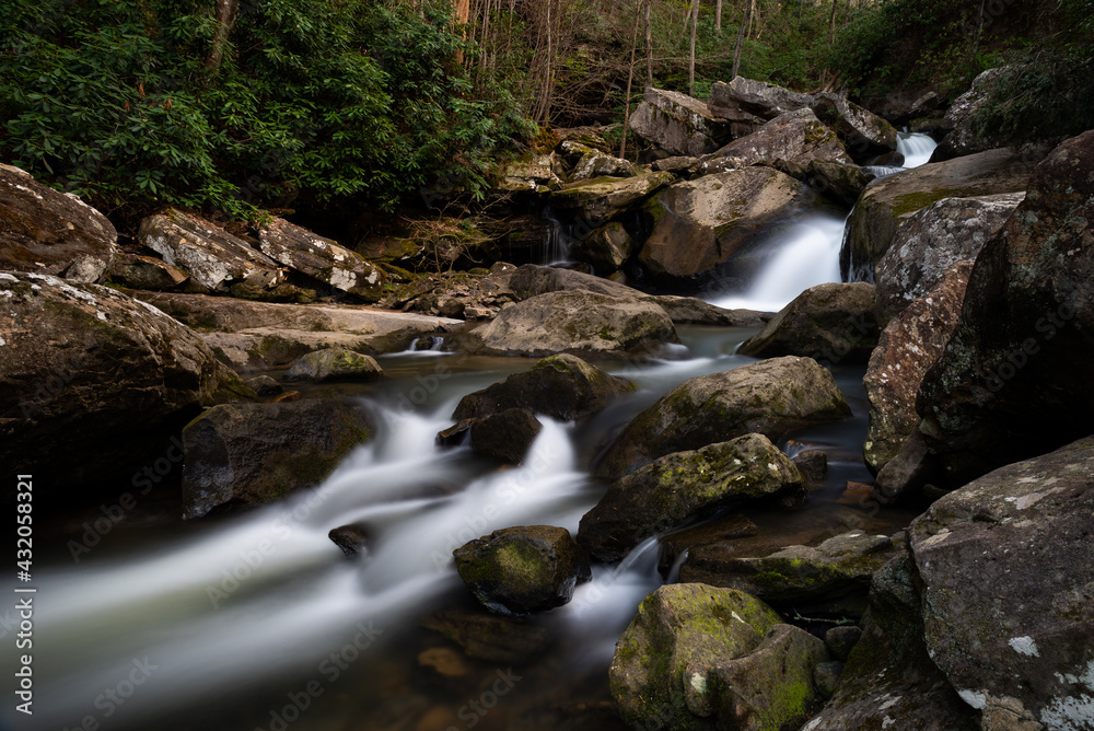 Wolf Creek Falls - Long Exposure Waterfall - New River Gorge National Park & Preserve - West Virginia Wolf Creek Falls - Long Exposure Waterfall - New River Gorge National Park & Preserve - West Virginia