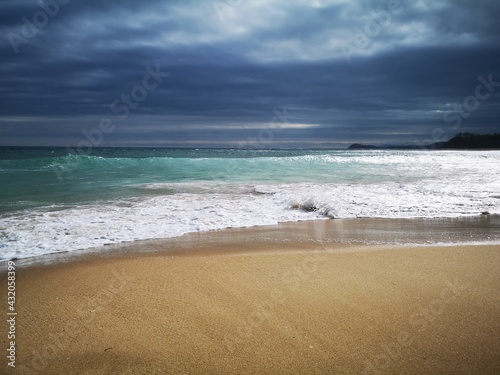 Sea sand and turquoise sea