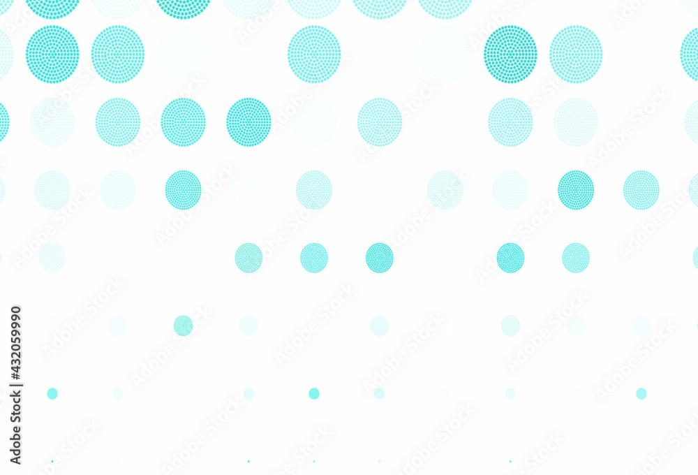 Light Green vector layout with circle shapes. Light Green vector layout with circle shapes.