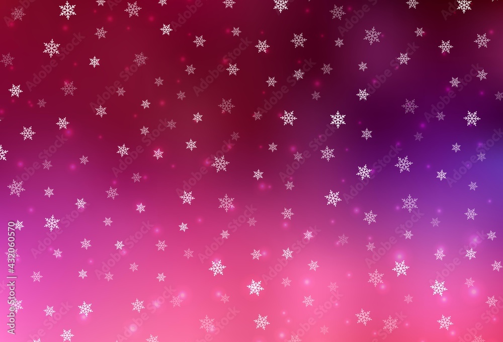 Dark Purple, Pink vector pattern in Christmas style. Dark Purple, Pink vector pattern in Christmas style.