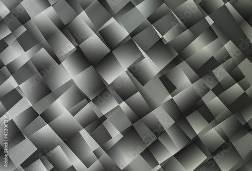 Light Gray vector abstract mosaic pattern.