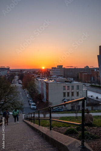 Sunset View from Federal Hill Park - Baltimore, Maryland photo