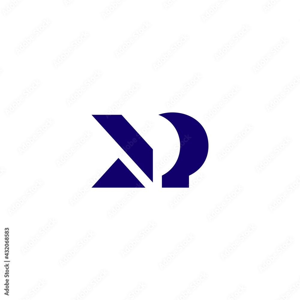 letter mp simple geometric design curve line logo vector letter mp simple geometric design curve line logo vector