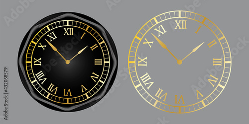 Watch, time icon. Clock icon vector. Stock image. Vector illustration. EPS 10.