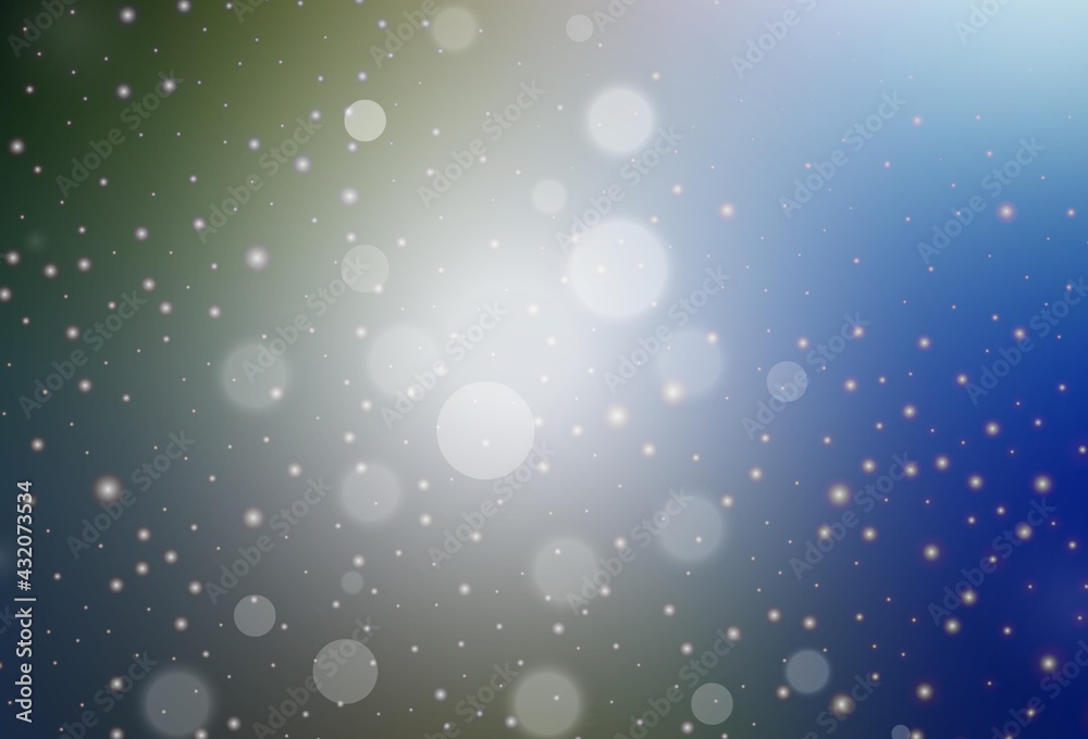 Dark Blue, Green vector backdrop in holiday style. Dark Blue, Green vector backdrop in holiday style.