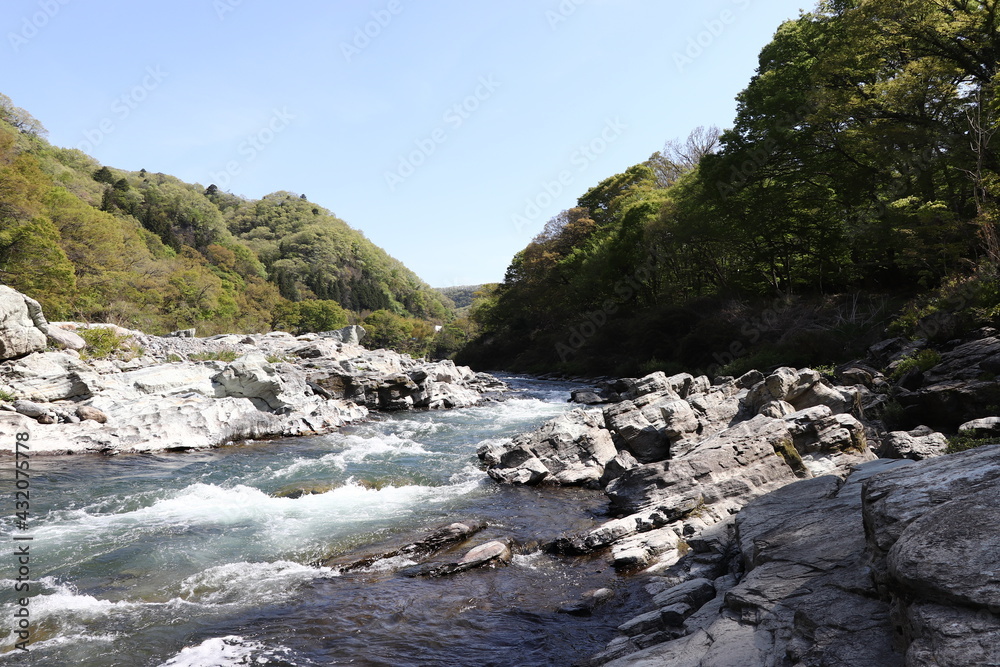 長瀞渓谷「小滝の瀬」 長瀞渓谷「小滝の瀬」