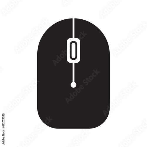 Computer mouse sketch icon isolated on white background. Computer mouse sketch icon for infographic, website or app.