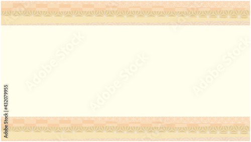 背景　和柄　和風　和紙　黄色