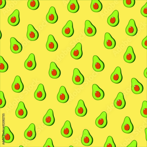 An Avocado Background with a yellow touch to it.