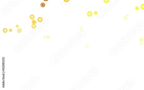 Light Green, Yellow vector layout with circle shapes.