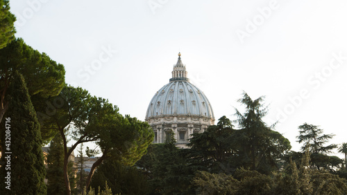 Vatican Dome at Daybreak