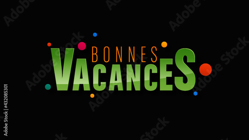 bonnes vacances
