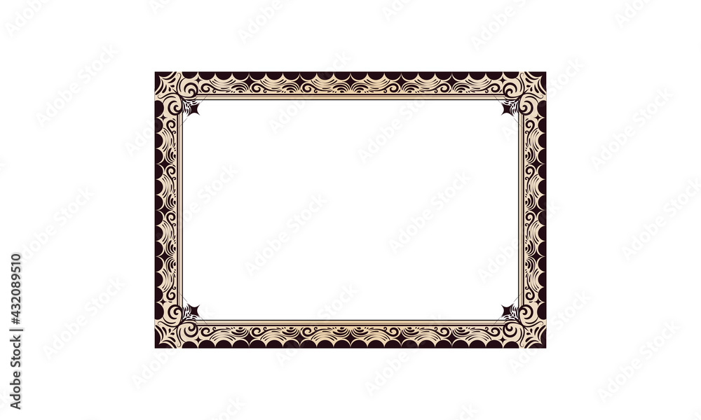 certificate border design transparent background Stock Vector | Adobe Stock