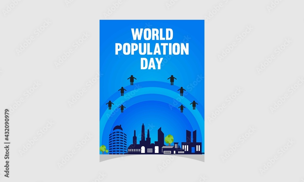 Creative and Elegant World Population Day Flyer Template