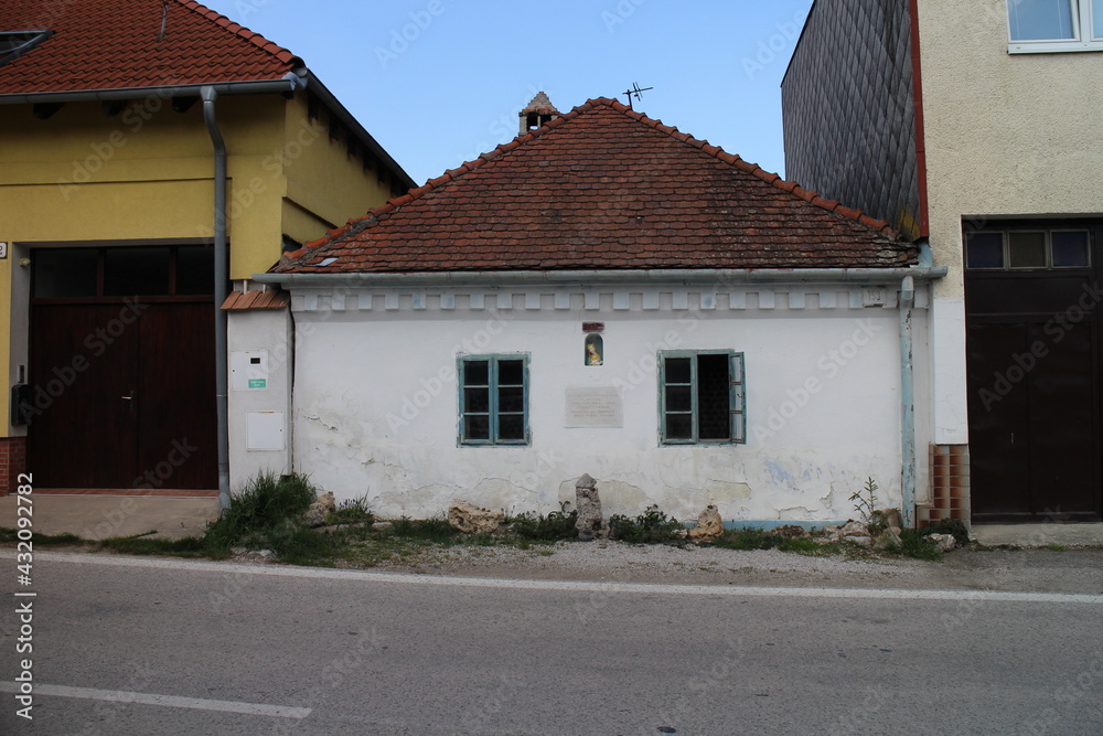 Native home of revivalist Juraj Fandly in Dolany, west Slovakia