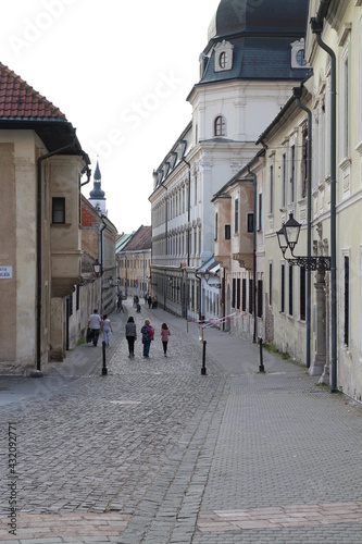Mikulasa Schneidera-Trnavskeho street in Trnava  west Slovakia