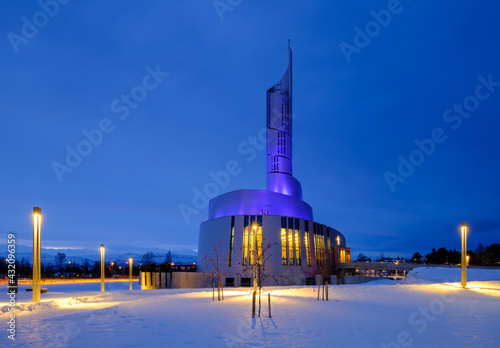Cathedral of the Northern Lights, Alta, Norway photo