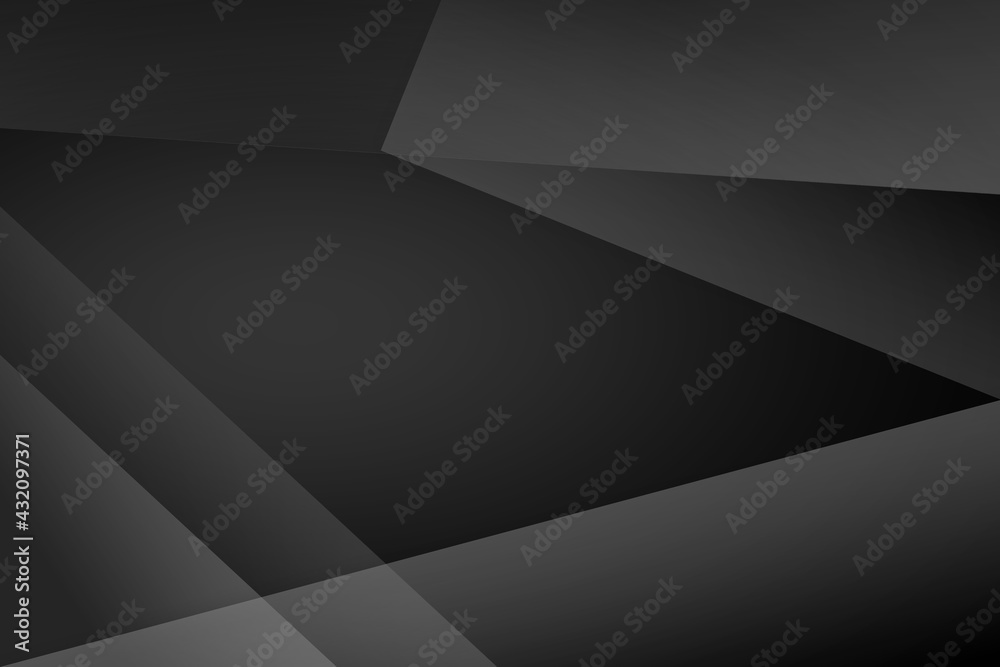 background black color overlap layer poster cover modern color. illustration abstract geometrical