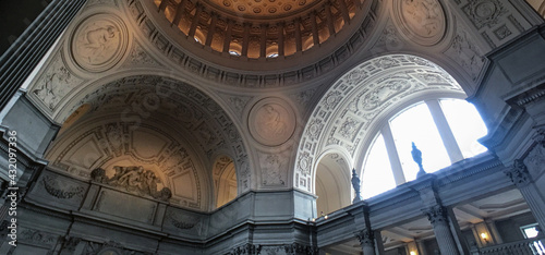 Photography Breathtaking Beaux-Arts architecture and baroque stucco interiors inside San Fra