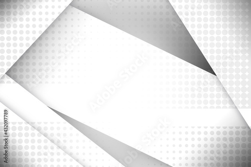 halftone wave white and grey abstract background use for illustration business design and technology