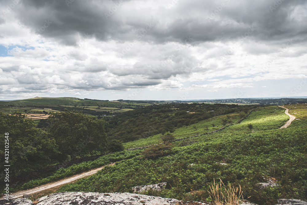 Naklejka premium Dartmoor National Park, Landscapes