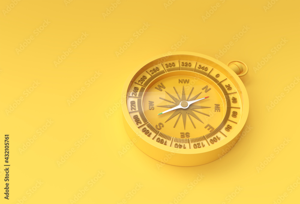Turquoise Compass 3d Render illustration. Turquoise Compass 3d Render illustration.