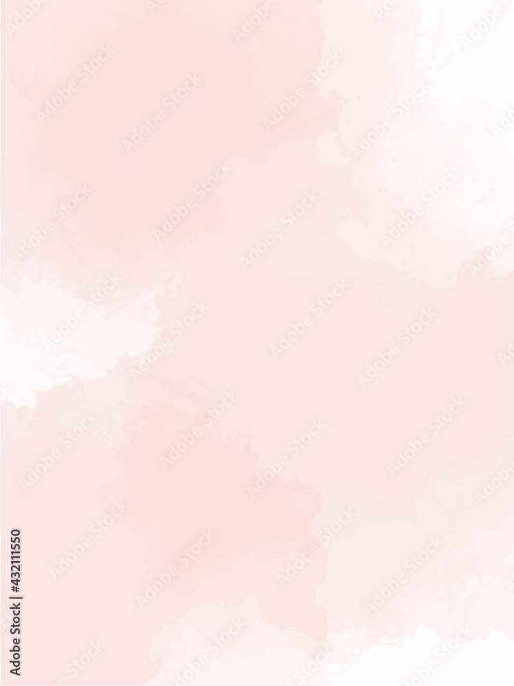 Watercolor simple white vector background