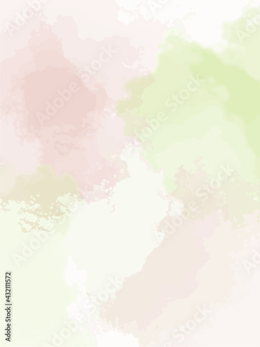 Watercolor simple white vector background © anemoyu