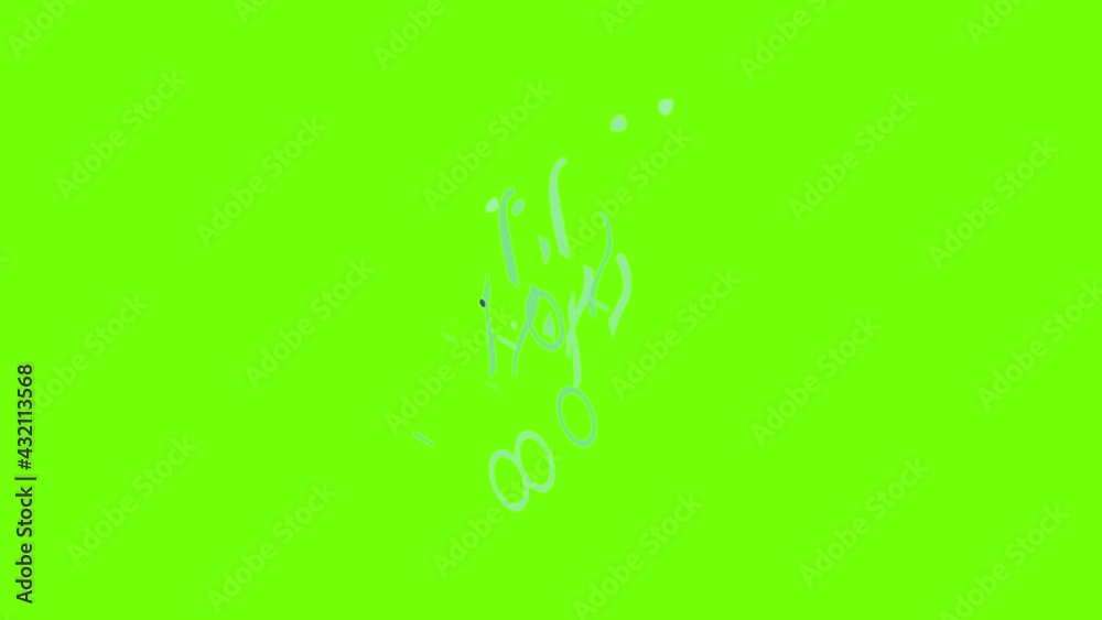Tweezers icon animation cartoon object on green screen background Tweezers icon animation cartoon object on green screen background